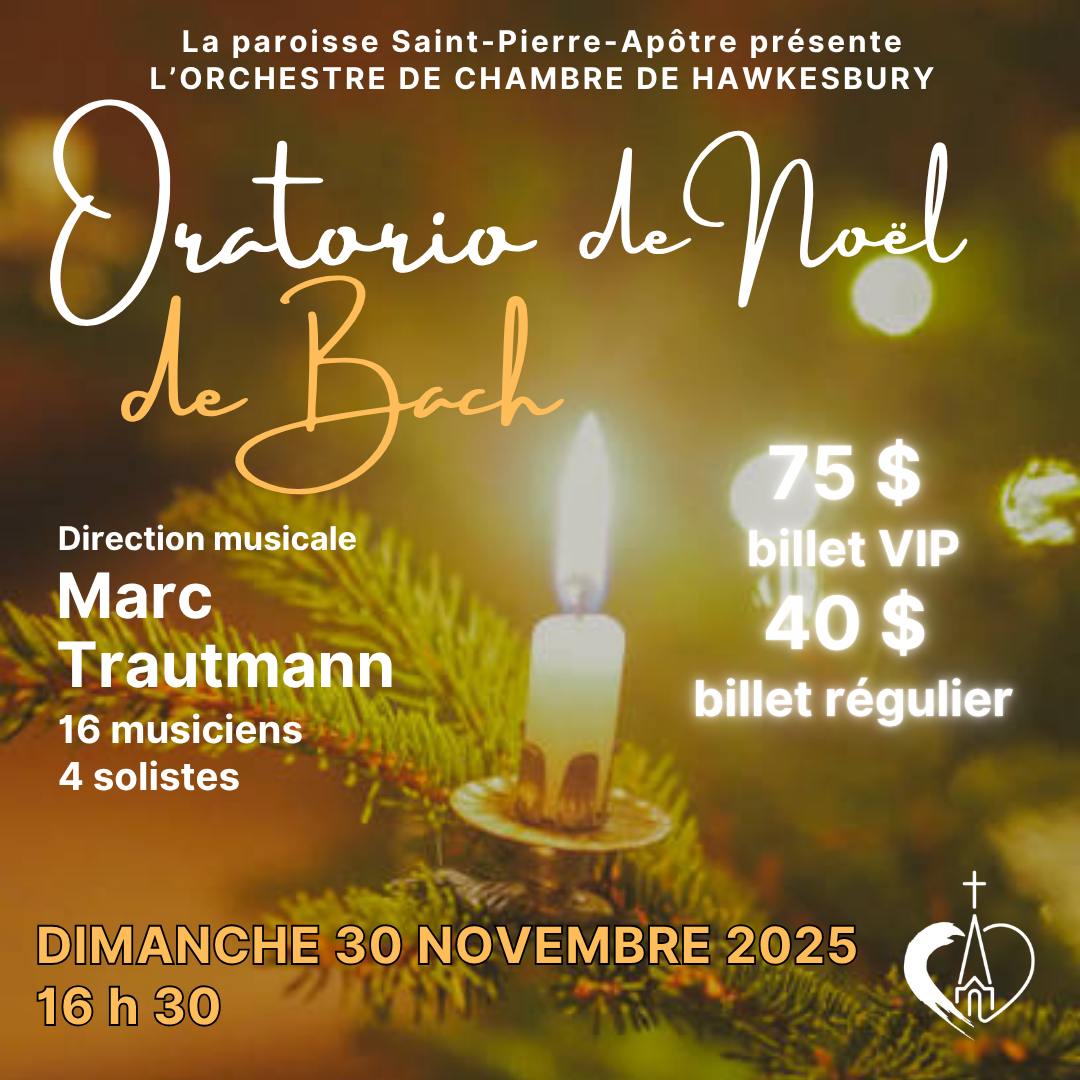 Concert Oratorio de Noël de Bach
